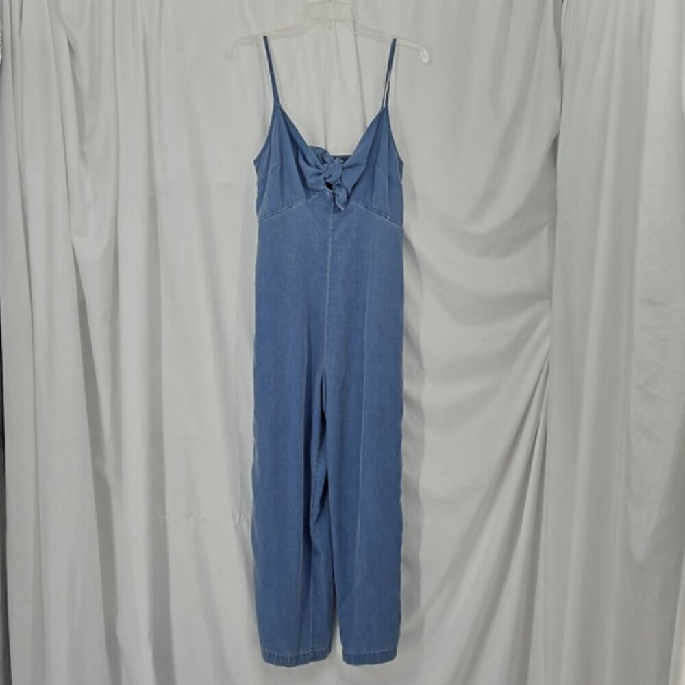 Old Navy Chambray Tie-Front Jumpsuit